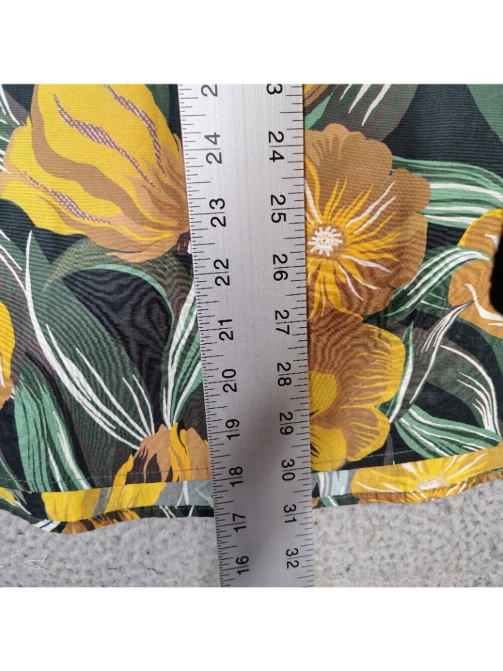 Corey Lynn Calter Skirt Suit 2-Piece Set Women's M/S Yellow Floral Peplum A-Line - Picture 13 of 16